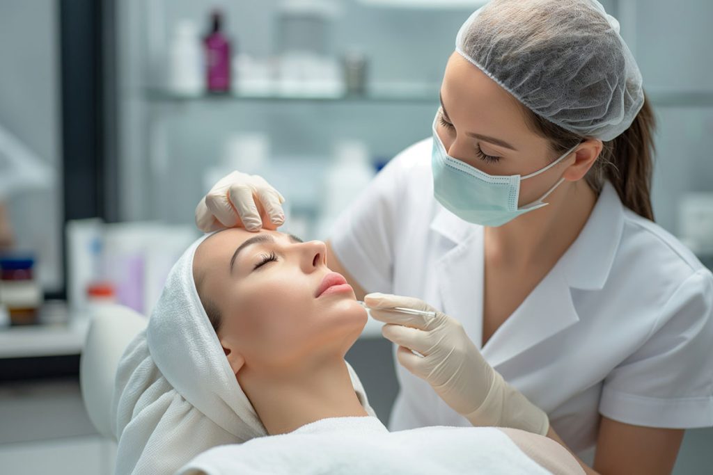 Advanced laser equipment used for hair removal treatments in Dubai