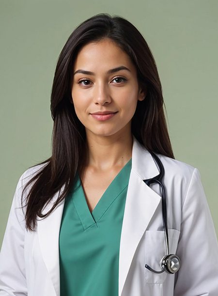 Dr. Lamia Hamam, board-certified dermatologist at Genomed Polyclinic in Dubai